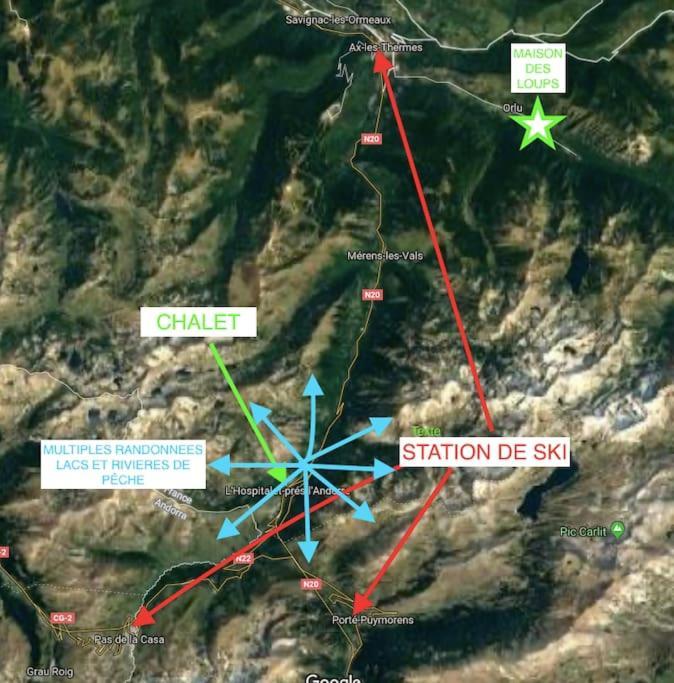 LʼHospitalet-près-lʼAndorre Chalet 6B Dans Les Pyrenees Proche D'Andorre מראה חיצוני תמונה